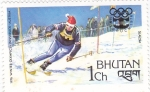 Stamps Bhutan -  OLIMPIADA INVIERNO INNSBRUCK'76