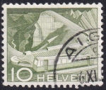 Stamps Switzerland -  Ferrocarril montaña