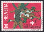 Stamps Switzerland -  Gimnasta y atletas