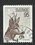 Sellos de Europa - Suecia -  750a - Corzo