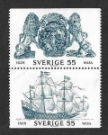 Stamps Sweden -  Mi S72 - Tallas de Madera