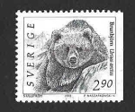Stamps : Europe : Sweden :  1923 - Oso Pardo