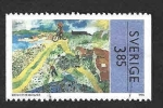 Stamps Sweden -  2176 - Escena de Verano