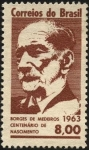 Stamps Brazil -  Centenario del nacimiento de BORGES DE MEDEIROS.