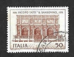 Stamps Italy -  1020 - Biblioteca Marciana de Sansovino 