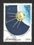 Stamps Nicaragua -  1347 - XV Aniversario del Vuelo Soyuz 