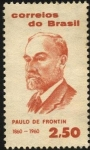 Stamps Brazil -  Centenario del nacimiento del ingeniero PAULO DE FRONTIN.