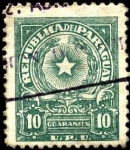 Stamps America - Paraguay -  Escudo de Paraguay. U.P.U.