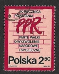 Stamps Poland -  2501 - XL Aniversario del Partido de los Trabajadores Polacos