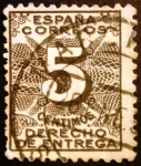 Stamps Spain -  Derecho de entrega 