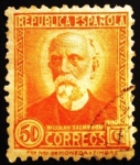 Stamps Spain -  Personajes y monumentos