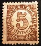 Stamps Spain -  Cifras.