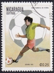 Stamps Nicaragua -  Mundial de Futbol España '82 0,25