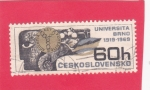 Stamps Czechoslovakia -  Universidad de Brno 1915-1969