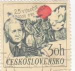 Sellos de Europa - Checoslovaquia -  25 aniversario de la batalla de Dukla Pass