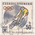 Stamps Czechoslovakia -  OLIMPIADA DE MUNICH'72