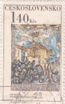 Stamps Czechoslovakia -  Tapiz de Jan Bauch 