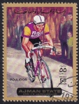 Stamps United Arab Emirates -  Raymond Poulidor