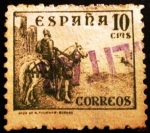 Stamps Spain -  ESPAÑA 1937-1940 Cifras, Cid e Isabel