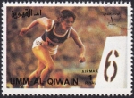 Stamps United Arab Emirates -  carrera de atletismo
