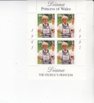 Stamps United Kingdom -  DIANA PRINCESA DE GALES