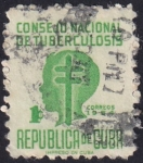 Sellos del Mundo : America : Cuba : Consejo Nacional de Tuberculosis '54
