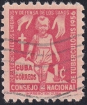 Stamps Cuba -  consejo Nacional de Tuberculosis '56