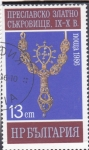 Stamps Bulgaria -  Colgante con cruz de perlas