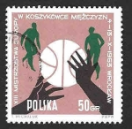 Sellos de Europa - Polonia -  1160 - XIII Campeonato de Europa de Baloncesto Masculino