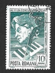 Stamps Romania -  1673 - George Enescu