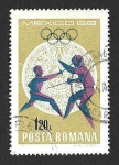 Stamps Romania -  2035 - XIX JJOO México