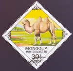 Sellos de Asia - Mongolia -  Ganado
