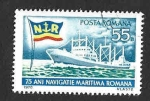 Stamps Romania -  2188 - LXXV Aniversario de la Marina Mercante Rumana
