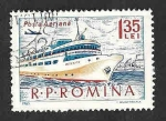 Sellos de Europa - Rumania -  C140 - Barco