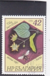Sellos de Europa - Bulgaria -  FLORES-Tilia parvifolia