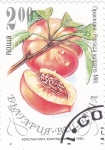 Stamps Bulgaria -  Melocotón (Persica vulgaris)
