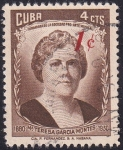 Sellos de America - Cuba -  María Teresa García Montes
