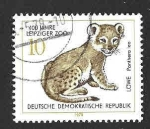 Stamps Germany -  1910 - Centenario del Zoológico de Leipziger (DDR)