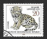Stamps Germany -  1911 - Centenario del Zoológico de Leipziger  (DDR)