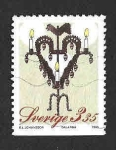 Stamps Sweden -  2153 - Candelabros de Navidad
