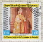 Stamps Equatorial Guinea -  27  Aniversario coronación Isabel II