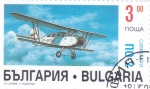 Sellos de Europa - Bulgaria -  avioneta Polikarpov Po-2