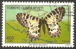 Sellos de Asia - Turqu�a -  mariposa
