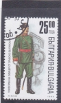 Stamps Bulgaria -  Uniforme militar búlgaro