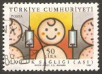 Stamps Turkey -  salud, la vacunacion para prevenir la infeccion