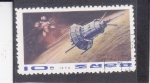 Stamps North Korea -  satélite Electrón 1 y 2