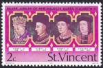 Sellos de America - San Vicente y las Granadinas -  Aniversario de Plata, Isabel II