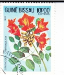 Sellos de Africa - Guinea Bissau -  FLORES-