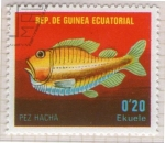 Stamps Equatorial Guinea -  63  Pez Hacha
