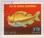 Stamps : Africa : Equatorial_Guinea :  64  Pez hacha
